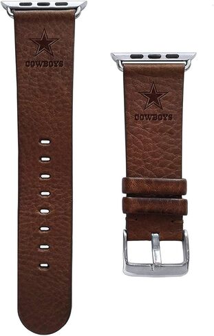GAME TIME Dallas Cowboys Premium Leather Watch Band Compatible with Apple Watch in Saudi Arabia