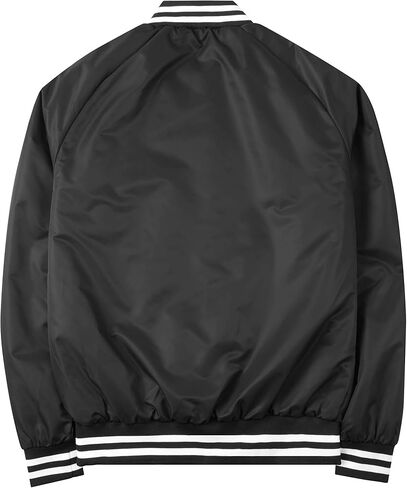 Hat and Beyond Mens Varsity Jacket Baseball Letterman College Bomber Jackets in Saudi Arabia
