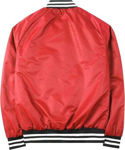 Hat and Beyond Mens Varsity Jacket Baseball Letterman College Bomber Jackets in Saudi Arabia