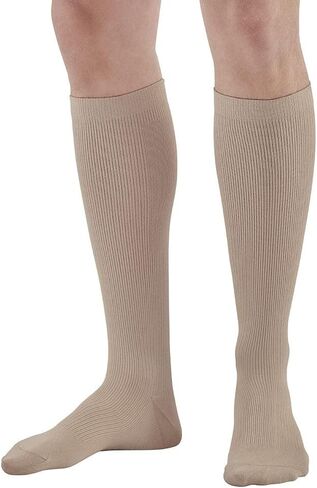 Ames Walker AW Style 104 Men's Microfiber Dress 20 30 Knee High Socks in Kuwait