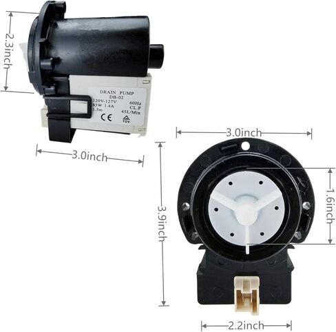 محرك مضخة تصريف الغسالة Aebor DC31-00054A، متوافق مع غسالة Samsung Ken-more، يستبدل DC31-00016A AP4202690 62902090 in Saudi Arabia
