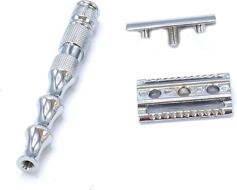 OdontoMed2011® Classic Long Handle 3-Piece Double Edge Safety Razor (BTS-334) in Saudi Arabia