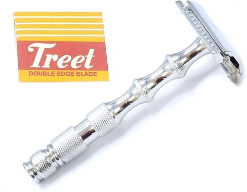 OdontoMed2011® Classic Long Handle 3-Piece Double Edge Safety Razor (BTS-334) in Saudi Arabia