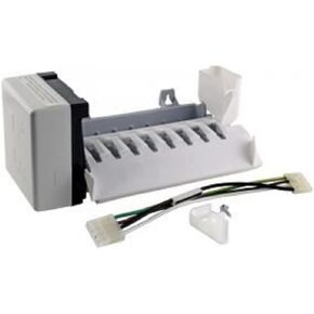 Refrigerator Ice Maker Compatible with Whirlpool Kenmore, Kitchen Aid 2198597 Fits Models (7GS5, 7GS6S, EC3J, ED5FH, ED5JH, ED5JV, ED5NH, ED5PH, ED5RH, ED5SH, ES5FH, ES5LH, ES5PH, GC1SH, GC3) in Saudi Arabia