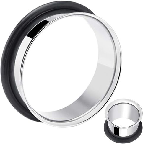 MoDTanOiz - Flesh tunnels (1 Pair) 7/8 22mm 1 25mm 1 1/8 28mm 1 3/16 30mm 1 3/8 35mm 40mm 1 11/16 42mm 1 15/16 48mm Single Flared in Kuwait