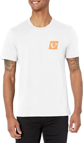 True Religion Men's Short Sleeve Slant Trbj Graphic Tee in Saudi Arabia