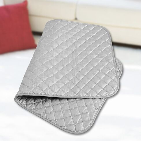 Oumefar Portable Ironing Mat Foldable Ironing Pad Mat Blanket Premium Cotton Magnetic Ironing Mat Ironing Mat Washer and Dryer Covers for Table Top and Travelling Useful Accessory in Saudi Arabia