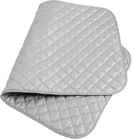 Oumefar Portable Ironing Mat Foldable Ironing Pad Mat Blanket Premium Cotton Magnetic Ironing Mat Ironing Mat Washer and Dryer Covers for Table Top and Travelling Useful Accessory in Saudi Arabia