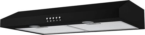 Winflo 30 In. Convertible Under Cabinet Range Hood in White with Mesh Filters and Push Buttons in Saudi Arabia