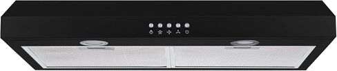 Winflo 30 In. Convertible Under Cabinet Range Hood in White with Mesh Filters and Push Buttons in Saudi Arabia