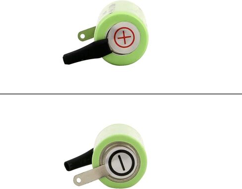 قطعتان - Nimh 1. 2v AA 1800 mAh ترقية بطارية ماكينة الحلاقة مع عروة لحام لطرازات ماكينة حلاقة Braun، Norelco، Remington Shaver in Saudi Arabia