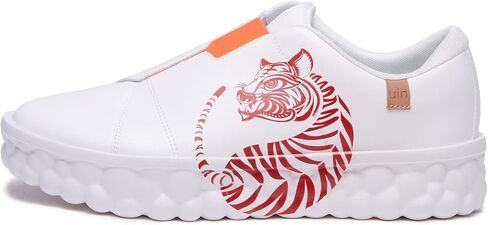 UIN Men's Fashion Sneakers Lightweight Walking Casual Slip Ons Art Painted Athletic Travel Skate Shoes Las Ramblas in Saudi Arabia