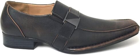 Alberto Fellini Santoni Men's Dress Shoes Casual Loafers Slip on Buckle Italian Styles in Kuwait