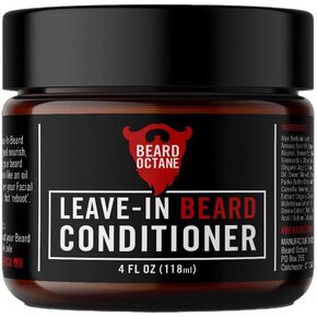 Beard Octane - Neutral Leave In Beard Conditioner - 4 oz. - Soften and Moisturize - Overnight - High Quality Ingredients - Handcrafted in the USA in Saudi Arabia