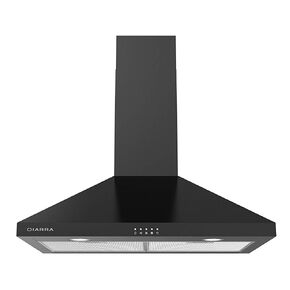Black Range Hood 30 inch 450 CFM Wall Mount Range Hood with Anti-Fingerprint Design, Stove Hood Vent for Kitchen with 3 Speed Fan, Ducted and Ductless Convertible, CAB75206P