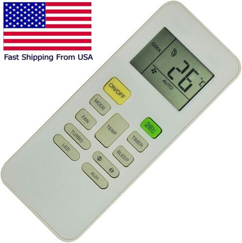 CHOUBENBEN Replacement Remote Control for Heat Controller Comfort-aire B-SMA18SC B-VMH09SC-1 B-VMH12SC-1 B-VMH18SC-1 B-VMH24SC-1 AC Air Conditioner in Saudi Arabia