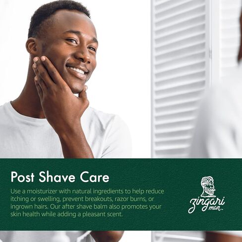 Zingari Man After Shave Balm - The Merchant - Post Shave Care Treatment, Aftershave Lotion Cream for Men - Hydrate, Soften, Soothe Irritated Skin, Razor Bumps on Face, Prevent Breakouts, 4oz in Saudi Arabia