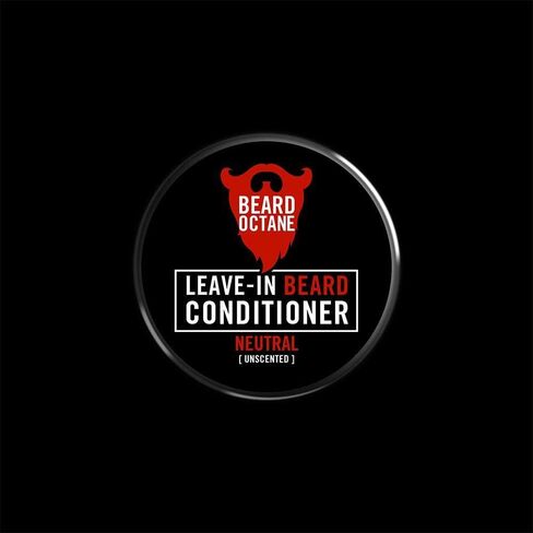 Beard Octane - Neutral Leave In Beard Conditioner - 4 oz. - Soften and Moisturize - Overnight - High Quality Ingredients - Handcrafted in the USA in Saudi Arabia