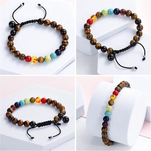 Imrsanl Cremation Jewelry Urn Bracelet for Ashes Braided Rope Natural Stone Cremation Bracelet Bangle Memorial Keepsake Cuff Ashes Bracelet for Women Men in Kuwait