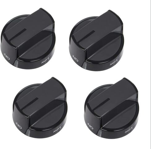 Mintu Gas Range Knob Black Replacement Whirlpool WFG320M0BB0 WFG320M0BB1 WFG320M0BB2 WFG320M0BS0 WFG320M0BS2 WFG320M0BS3 WFG320M0BW0 WFG320M0BW1 WFG320M0BW2 WFG505M0BB0 WFG505M0BB1 Range OvenStove in Saudi Arabia