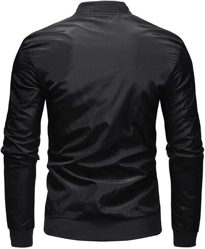 TOTNMC Men's Lightweight Jackets Bomber Jacket Softshell Windbreaker Coat Varsity Jacket in Saudi Arabia
