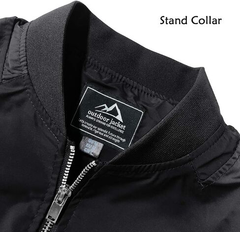 TOTNMC Men's Lightweight Jackets Bomber Jacket Softshell Windbreaker Coat Varsity Jacket in Saudi Arabia
