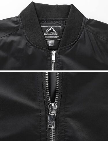 TOTNMC Men's Lightweight Jackets Bomber Jacket Softshell Windbreaker Coat Varsity Jacket in Saudi Arabia