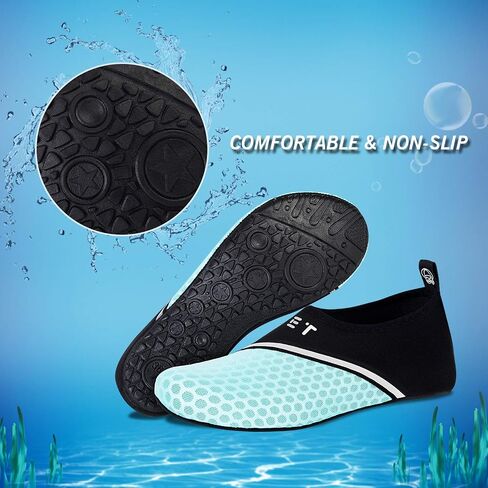 IceUnicorn Water Shoes Men Women Beach Swim Aqua Barefoot Socks Pool Quick Dry Yoga in Saudi Arabia