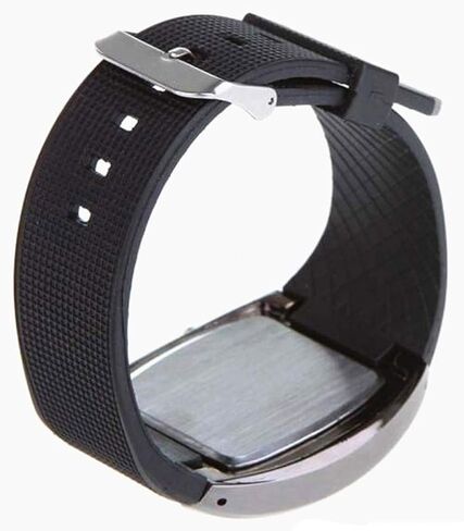 Fanmis Men's Digital Fashion Cobra LED Watches Silicone Iron Triangle Dial Sports Wrist Watch in Saudi Arabia