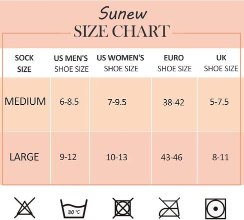 Sunew Warm Thermal Socks, Unisex Thick Insulated Heated Winter Heavy Crew Socks in Saudi Arabia