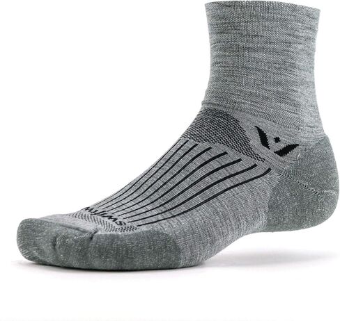 Swiftwick- PURSUIT FOUR Trail Running & Cycling Socks, Merino Wool, Durable Crew in Saudi Arabia