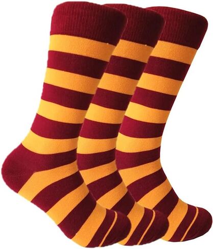 Men's Groomsmen Wedding|Party Events|Gala Collection Stripe Dress socks in Kuwait