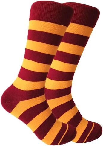 Men's Groomsmen Wedding|Party Events|Gala Collection Stripe Dress socks in Kuwait