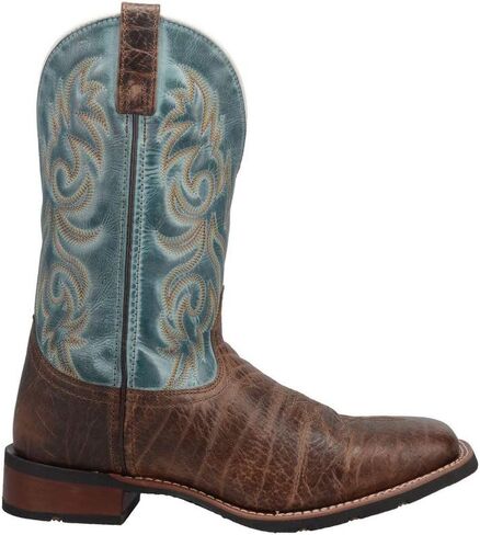 Laredo Mens Bisbee Square Toe Boots Mid Calf - Blue - Size 10.5 D in Kuwait