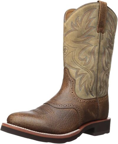 ARIAT mens Western Boot, Earth/Brown Bomber, 9 Narrow US in Saudi Arabia