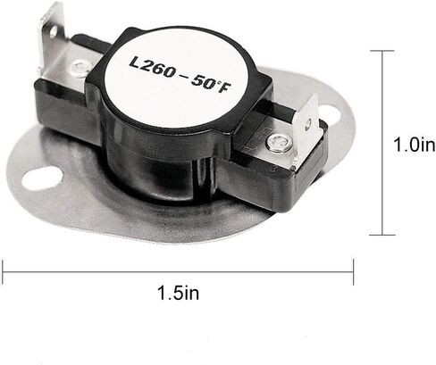 DC96-00887A & DC47-00018A & DC47-00016A مجموعة ترموستات قطع الصمامات الحرارية للمجفف مع الثرمستور المجفف لمجففات سامسونج - يستبدل 2074129 WP35001193 in Saudi Arabia