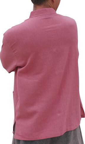 RaanPahMuang Thick Muang Cotton Chinese Jacket Shirt Mandarin Frog Button Front in Kuwait