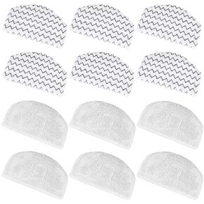 Tivcroxs 12 Pack 1940 Steam Mop Pads for Bissell Powerfresh Steam Cleaner Mop 1940 1440 1806 1544 2075 2685A 2814 Series, Model 19402 19404 19408 19409 1940A 1940F 1940Q 1940T 1940W B0006 B0017 2075A in Kuwait
