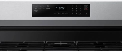 Samsung 6 Cu. Ft. Fingerprint Resistant Stainless Steel Smart Freestanding Gas Range With No-Preheat Air Fry & Convection - NX60A6511SS/AA in Saudi Arabia