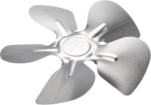MECCANIXITY Aluminum Vent Fan Vane Replacement 240mm 5 Vanes for Refrigerator Freezer Condenser Exhaust Fan, Silver in Saudi Arabia