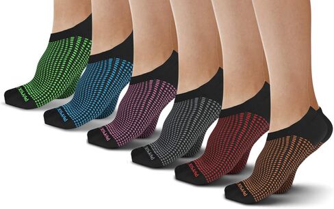 Women and Men No Show Socks - Non-Slip Invisible Low Cut Socks (3 Pairs BlkGrey) in Saudi Arabia