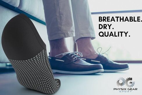 Women and Men No Show Socks - Non-Slip Invisible Low Cut Socks (3 Pairs BlkGrey) in Saudi Arabia