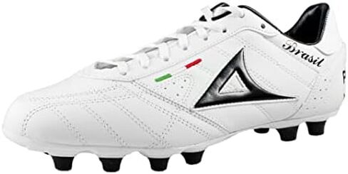 Pirma Brasil Men's Soccer Cleats 0501 Color White/Black Firm Ground in Saudi Arabia