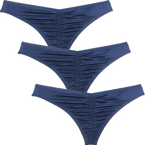 Sexy Men's Bikini Brief Elastic Ruched Back Underwear Cheeky Swim Briefs in Kuwait