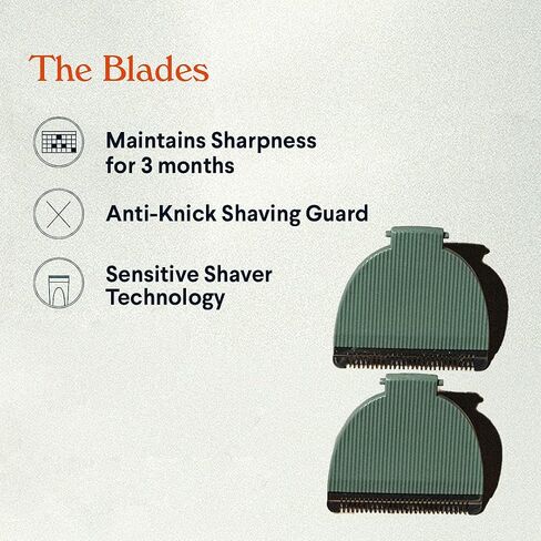 The Maintenance Package by Meridian: Includes Men’s Waterproof Electric Below-The-Belt Trimmer (Sage), 2 Replacement Blades, and The Spray (50 mL) in Kuwait