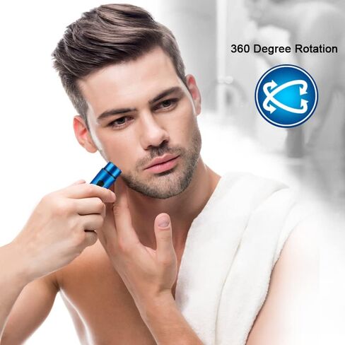 ARECTECH Mini Portable Shaver Pocket Razors Electric Razor for Men USB Rechargeable LED Battery Display Best for Travel Shaves Touch Up Shaves Cordless Black in Saudi Arabia