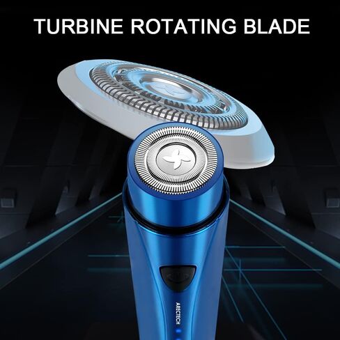 ARECTECH Mini Portable Shaver Pocket Razors Electric Razor for Men USB Rechargeable LED Battery Display Best for Travel Shaves Touch Up Shaves Cordless Black in Saudi Arabia