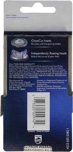 فيليبس PQ208/40 تعمل مع رطب و جاف لل رجال - ماكينة حلاقة دورانية in Kuwait