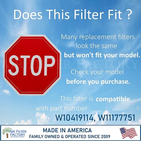 2 Pack Air Filter Factory Replacement For W10419114, W11177751 Whirlpool Aluminum Grease Range Hood Filters in Saudi Arabia