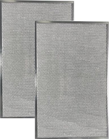 2 Pack Air Filter Factory Replacement For W10419114, W11177751 Whirlpool Aluminum Grease Range Hood Filters in Saudi Arabia